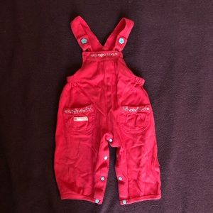 Bib pants for baby girl